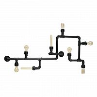 потолочная люстра ideal lux plumber pl8 nero в Чите