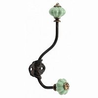 настенный декоративный крючок knobs зеленый в Чите